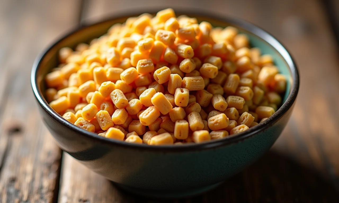 Tigela de ração nutritiva para patos, opção prática e completa.