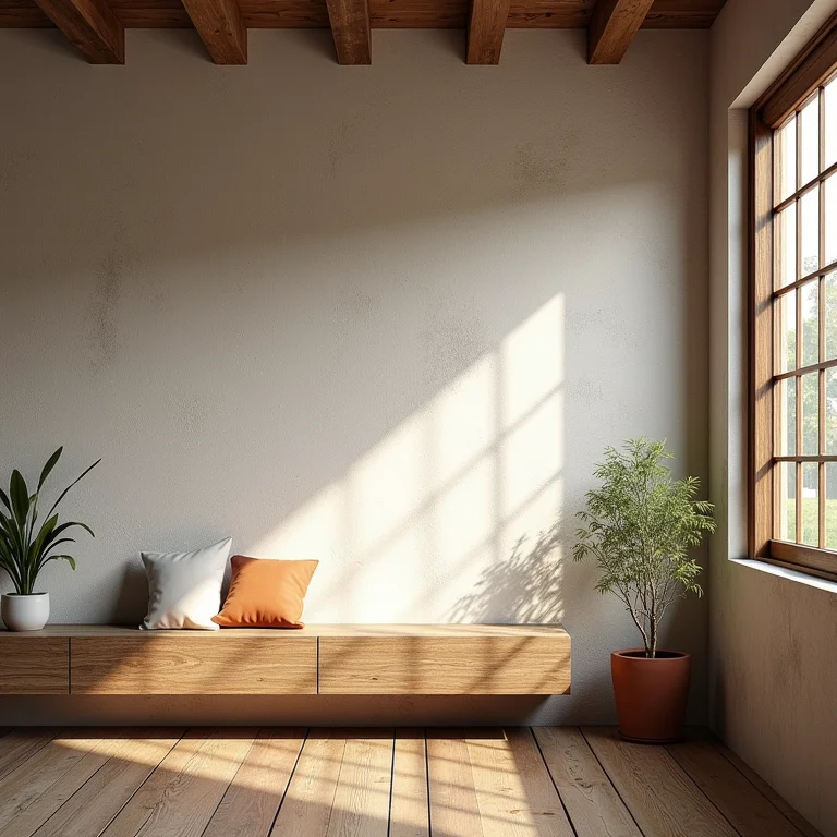 Tinta epóxi com efeito cimento queimado