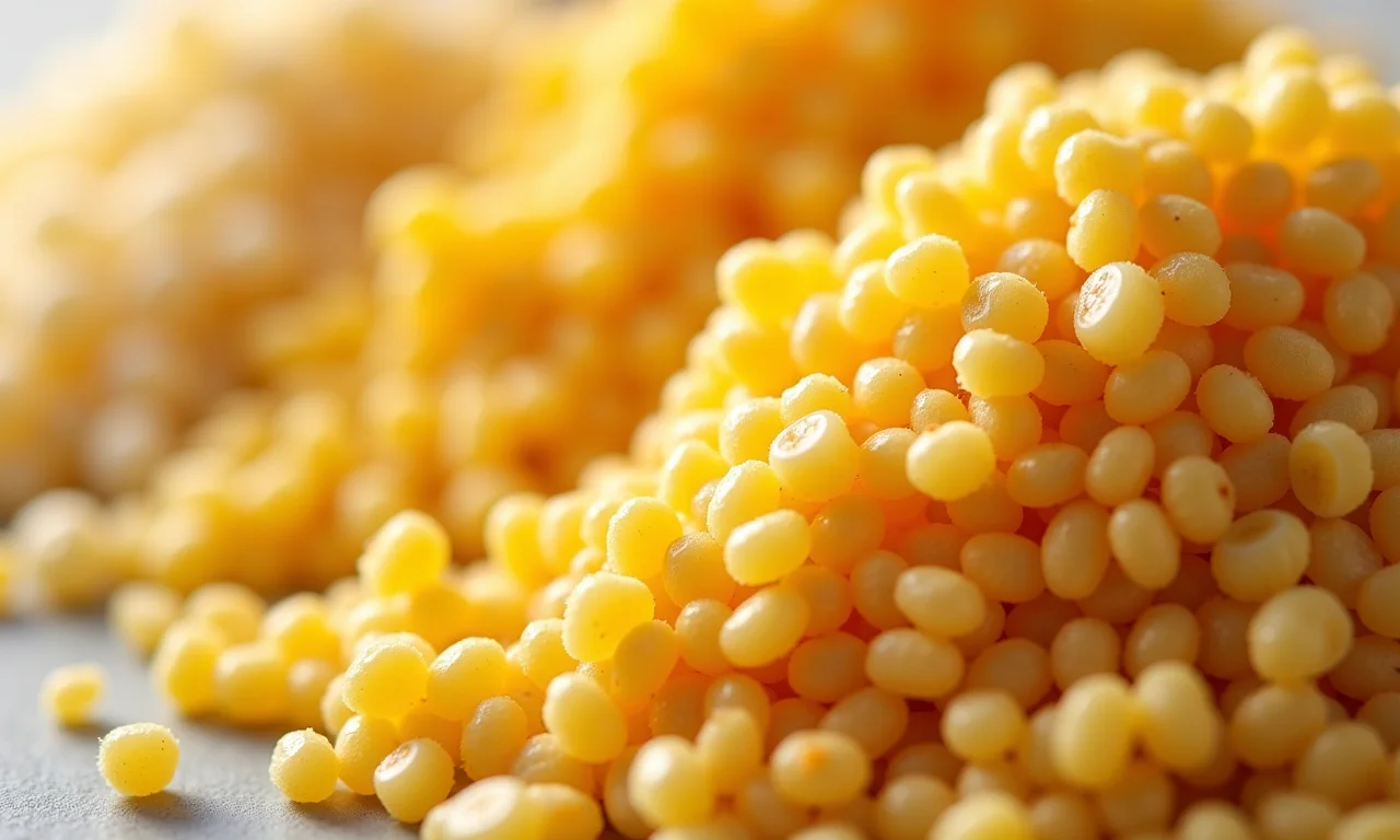 Tipos de cuscuz para fazer farofa.