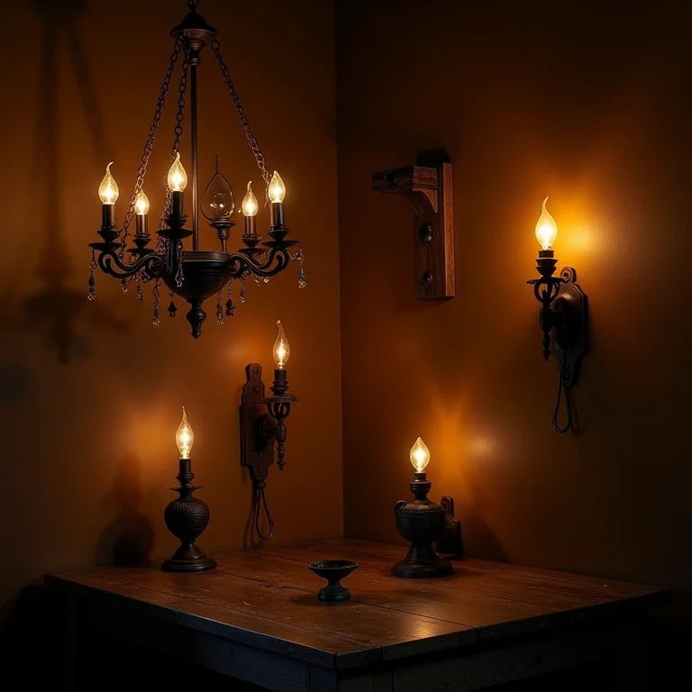 Tipos de luminárias rústicas coloniais