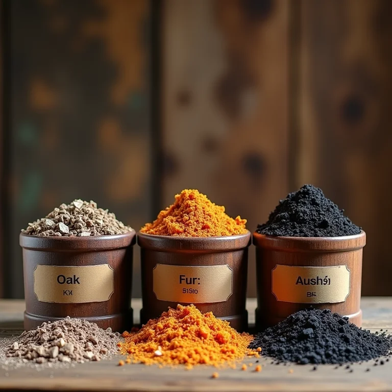 Tipos de madeira e suas cinzas