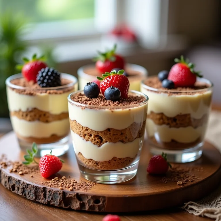 Tiramisu na taça com coberturas criativas