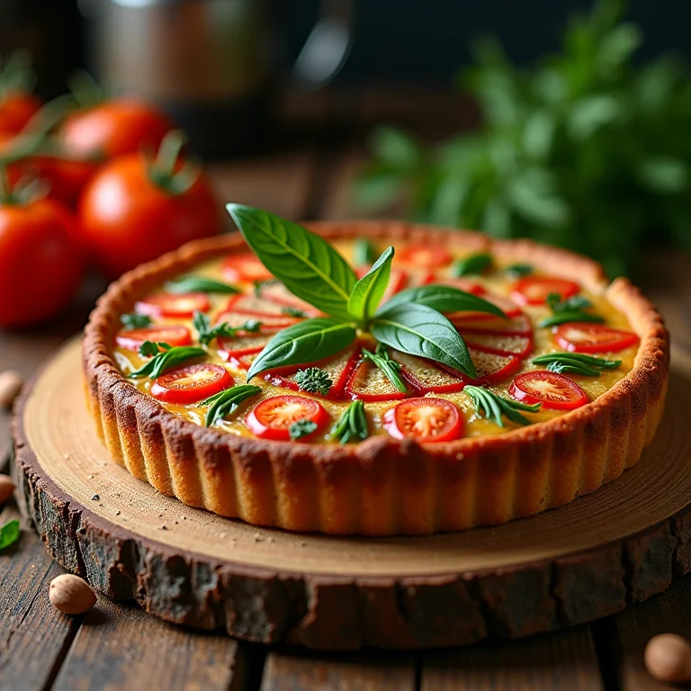 Torta Capixaba vegana, uma opção deliciosa.