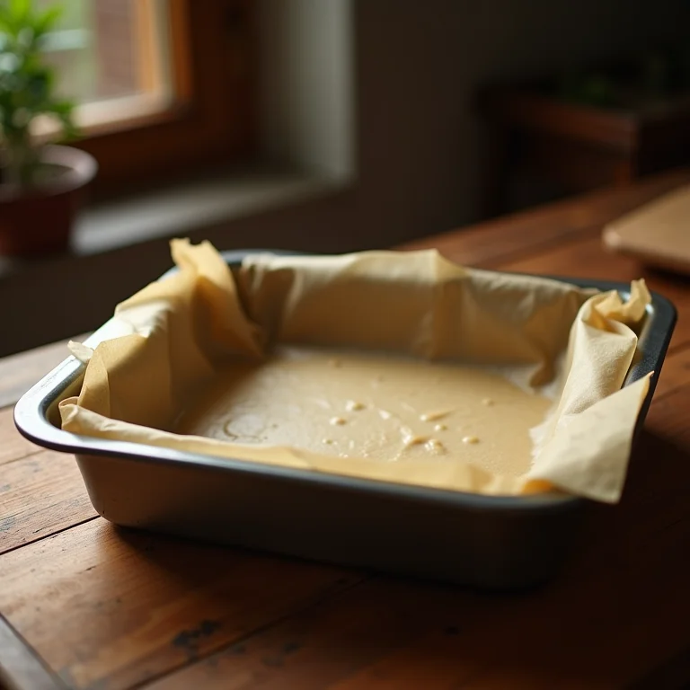 Untando a forma do bolo