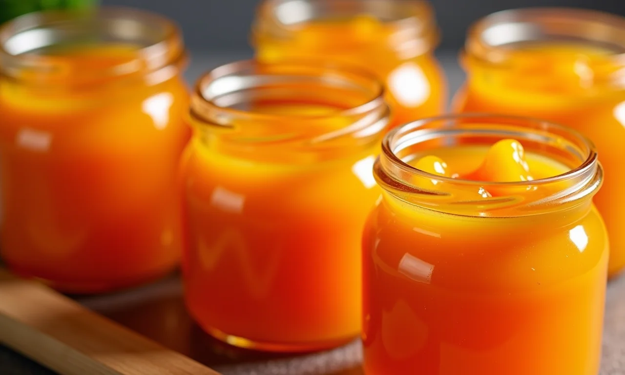 Variedade de doces de laranja da terra caseiros.