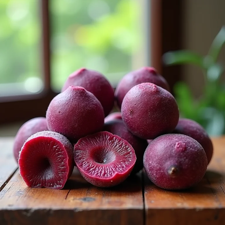 Variedade de polpas de açaí para escolher.