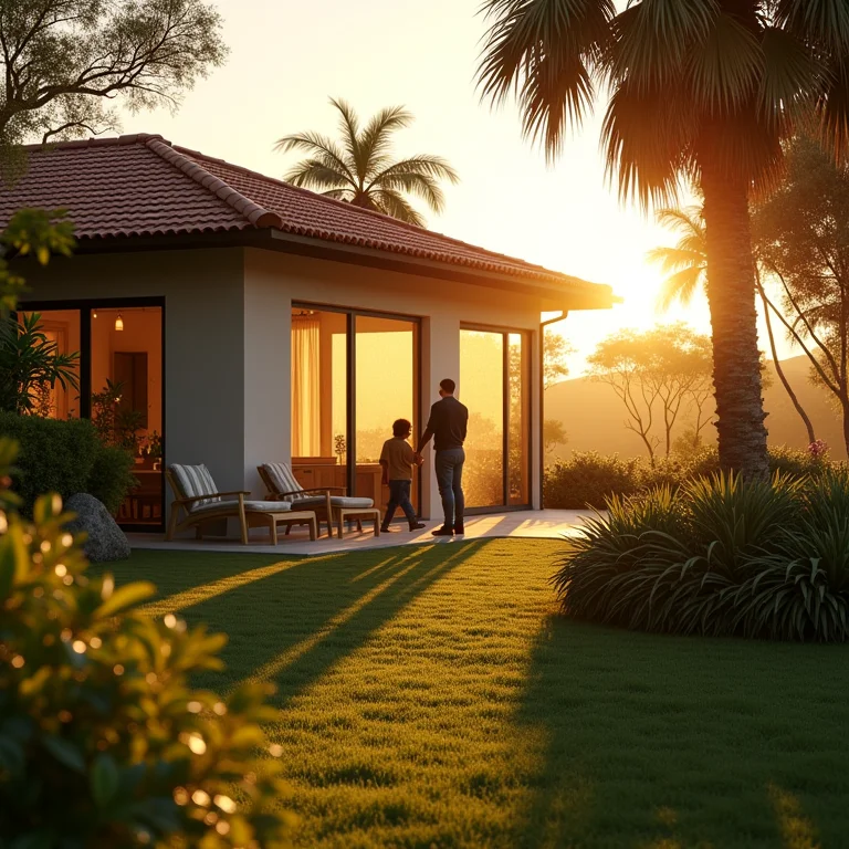 Vizinhos trocando dicas sobre o uso de telas de sombreamento.