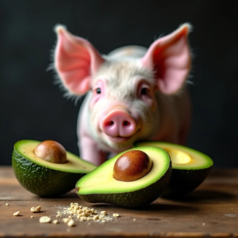 Abacate pode ser prejudicial para porcos.