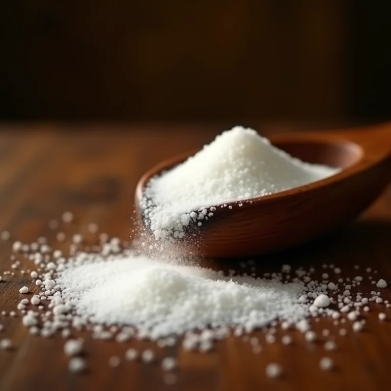 Açúcar granulado para adoçar o biscoitão