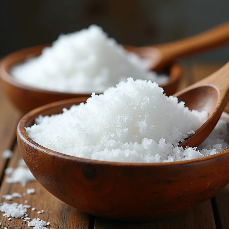 Açúcar refinado e cristal para massa podre.