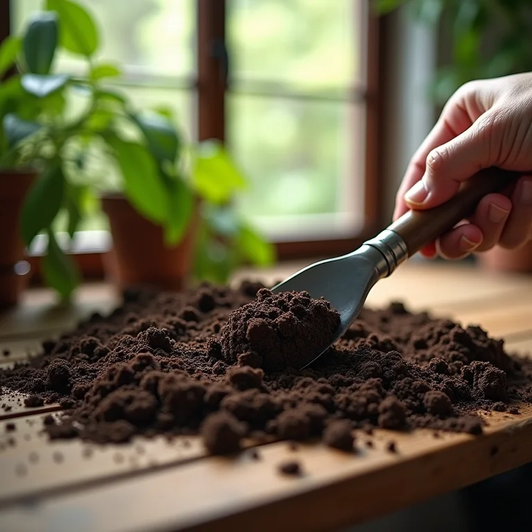 Amostra de solo sendo analisada para determinar as necessidades de irrigação.