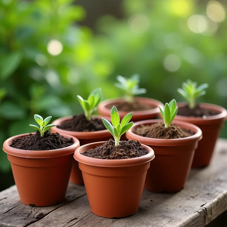 Amostras de diferentes tipos de solo ideais para o plantio de chicória.