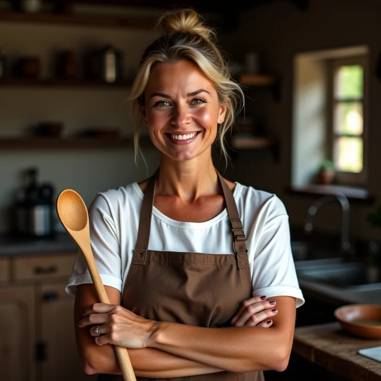 Anfitriã mineira compartilhando dicas de culinária