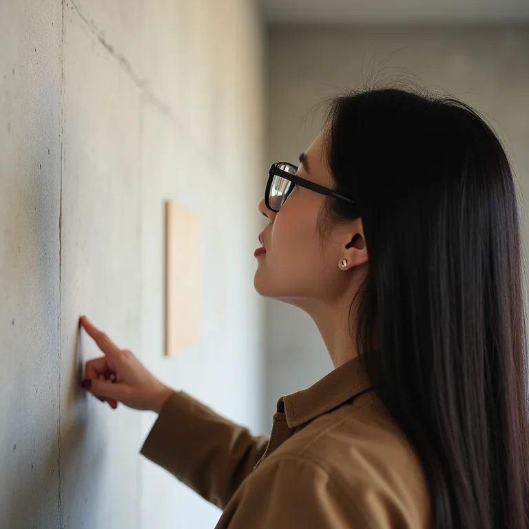 Arquiteta explicando sobre cimento queimado para cliente