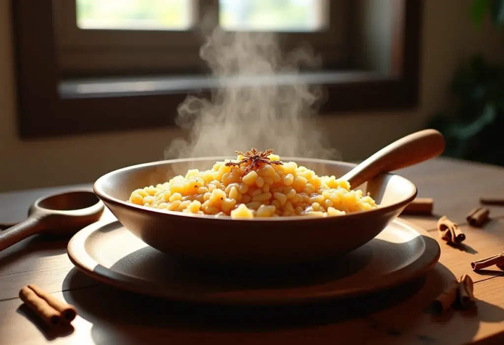 Arroz Doce Cremoso com Leite Condensado: Sobremesa perfeita para um dia especial.