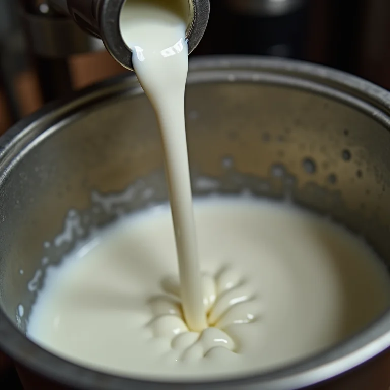 Aumento da produção de leite com ordenhadeira mecânica.