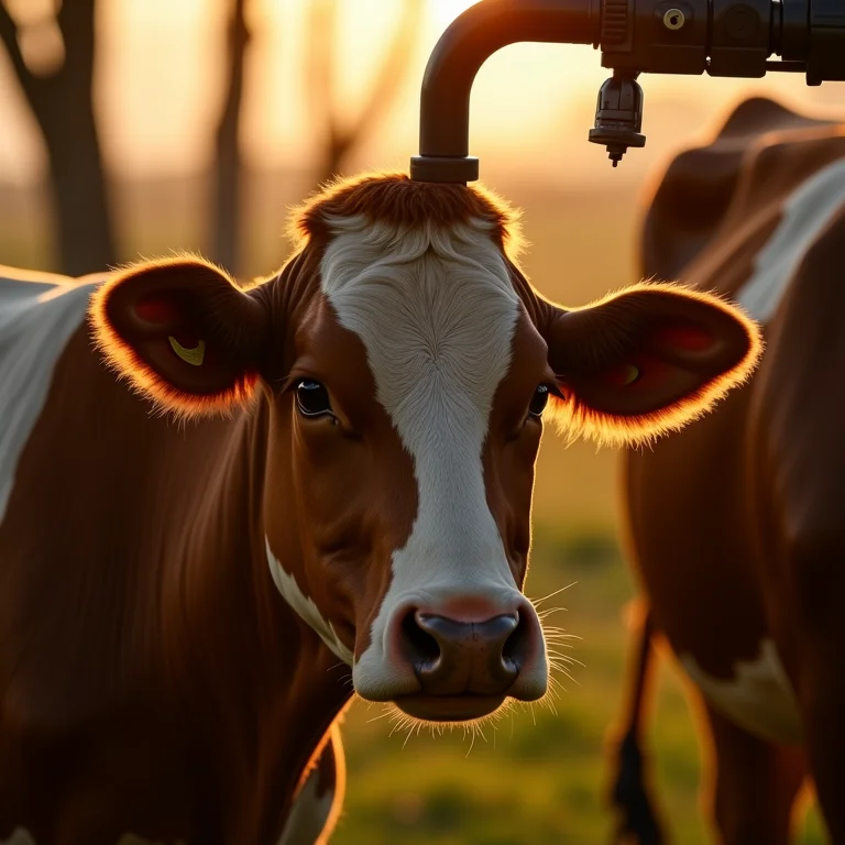 Aumento da produtividade com ordenhadeira mecânica.