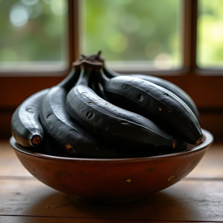 Bananas maduras prontas para serem usadas no bolo.