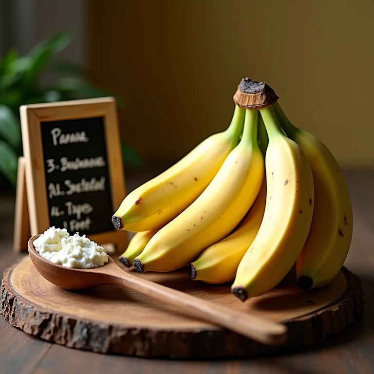 Benefícios da casca de banana na receita.