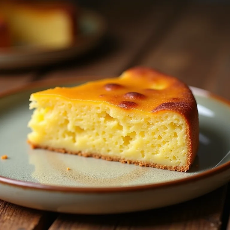 Bolo de mandioca com queijo, uma combinação surpreendente.