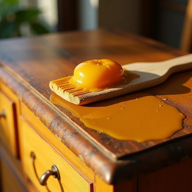 Ceras em pasta da Ingleza para pátina.