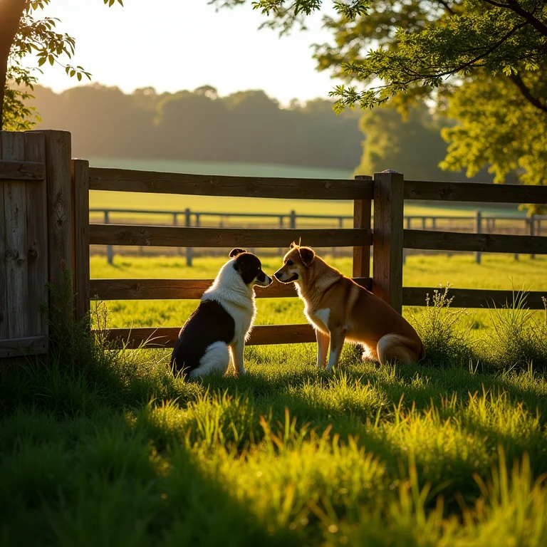 Cercas seguras delimitando o território.