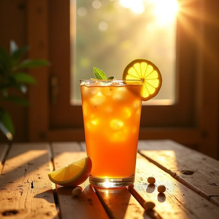 Chá de caju com limão para mais energia no dia a dia.