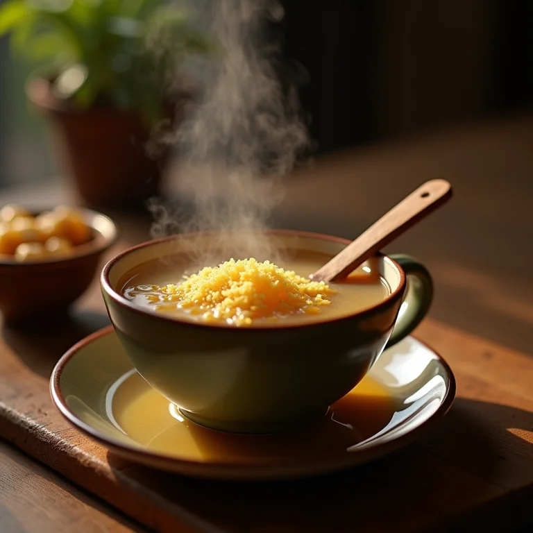 Chá de cebola com gengibre e mel: adoçando a saúde.