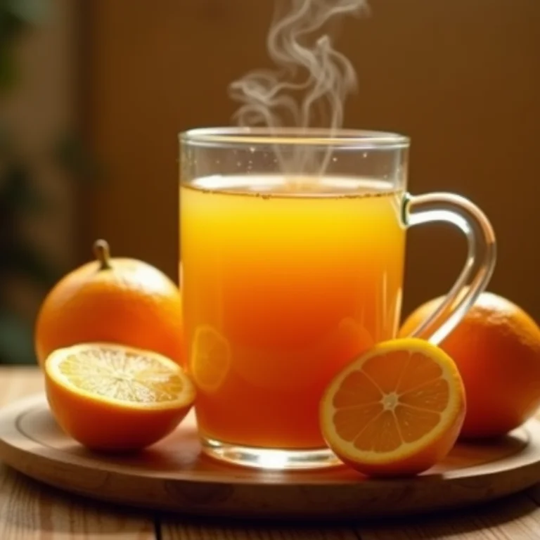 Chá de erva-doce e laranja para imunidade