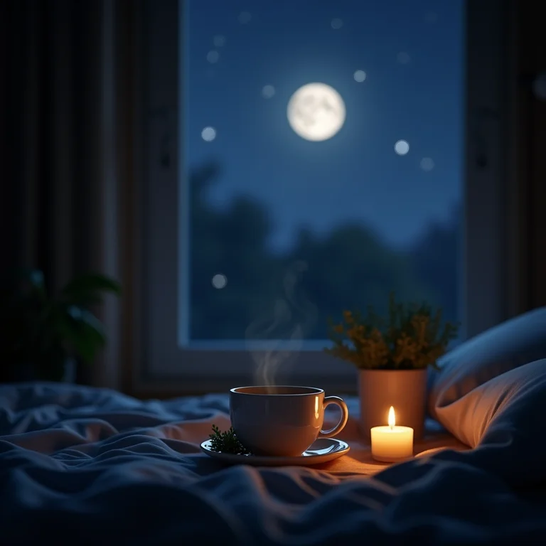 Chá de verbena para combater a insônia.