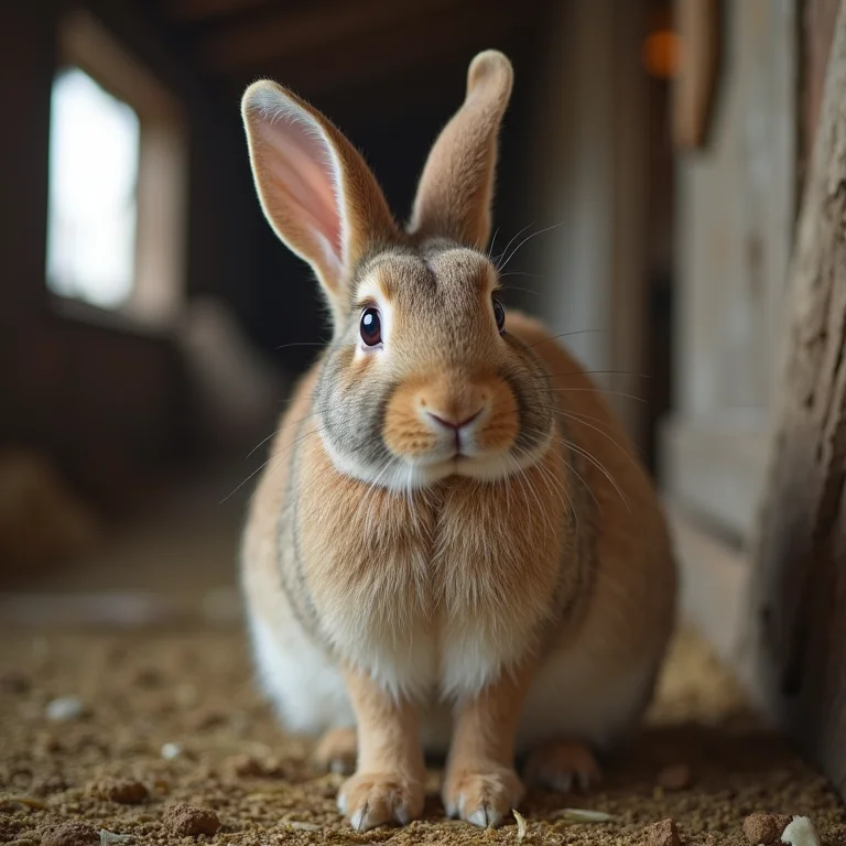 Coelho da raça ideal para corte.
