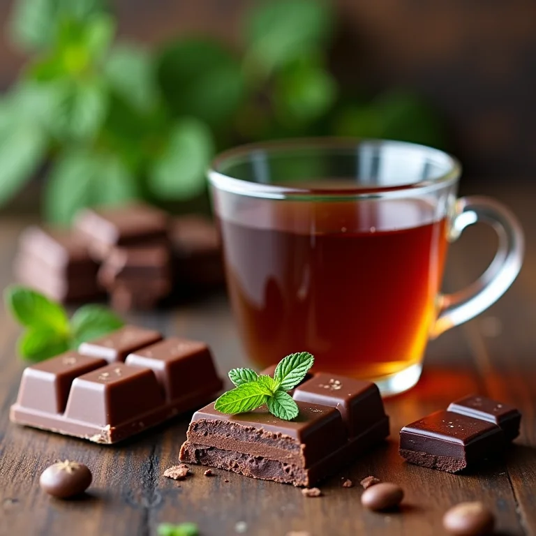 Comparação de chocolate ao leite e amargo