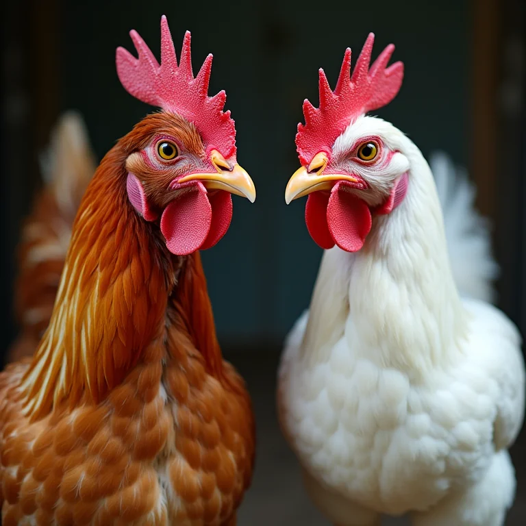 Comparativo de raças de galinhas de corte e suas características.