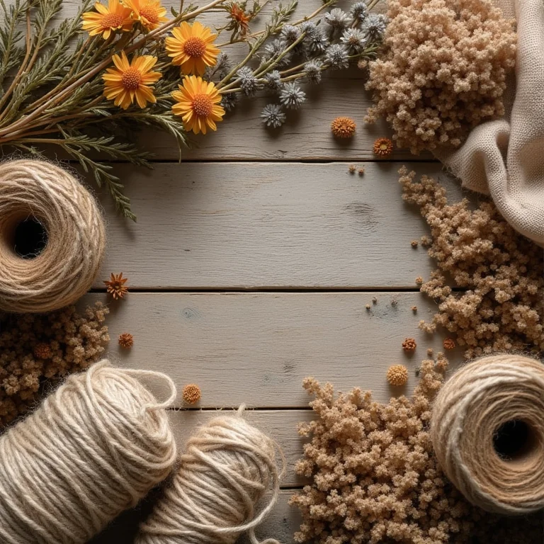 Composição de elementos de decoração rústica em madeira de demolição