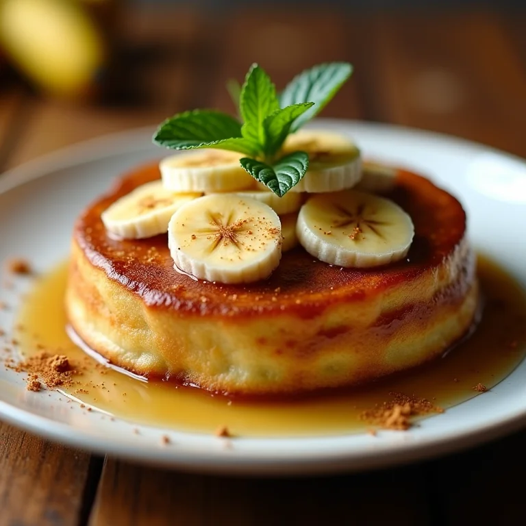 Dicas extras para uma banana flambada de chef.