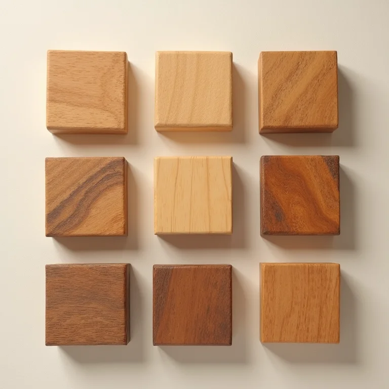 Diferentes acabamentos para madeira rústica.