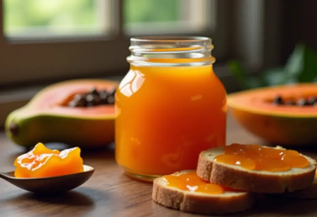 Doce de Mamão: O segredo da receita perfeita da vovó Doce de mamão caseiro em compota, pronto para servir