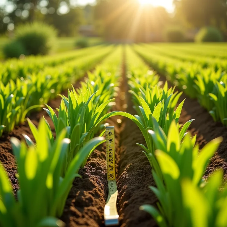 Espaçamento correto para o plantio de chicória.