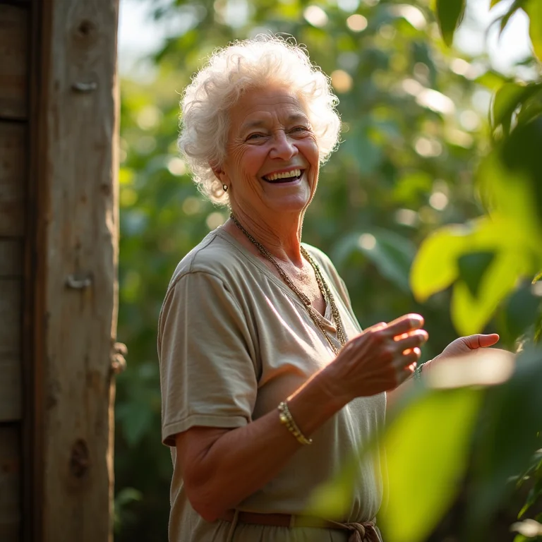 Especialista brasileira explicando sobre plantio de feijão guandu