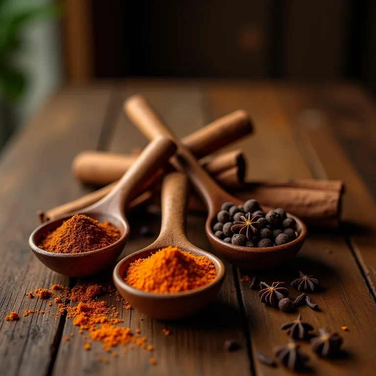 Especiarias para a torta de maçã