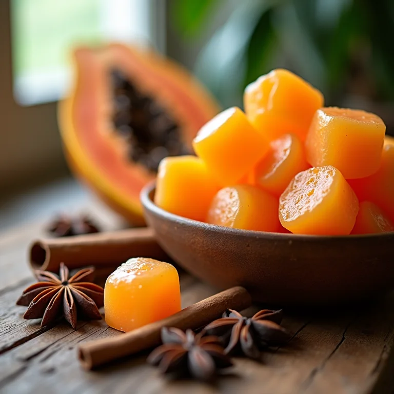 Especiarias que combinam com doce de mamão