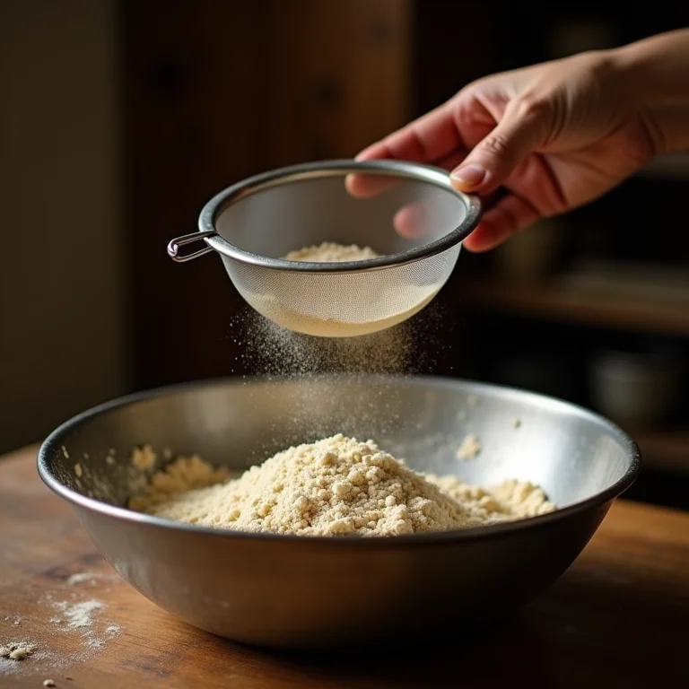 Evitando grumos na farinha de mandioca