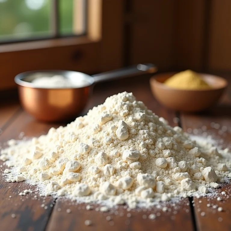Farinha de trigo, a base do biscoitão de roça