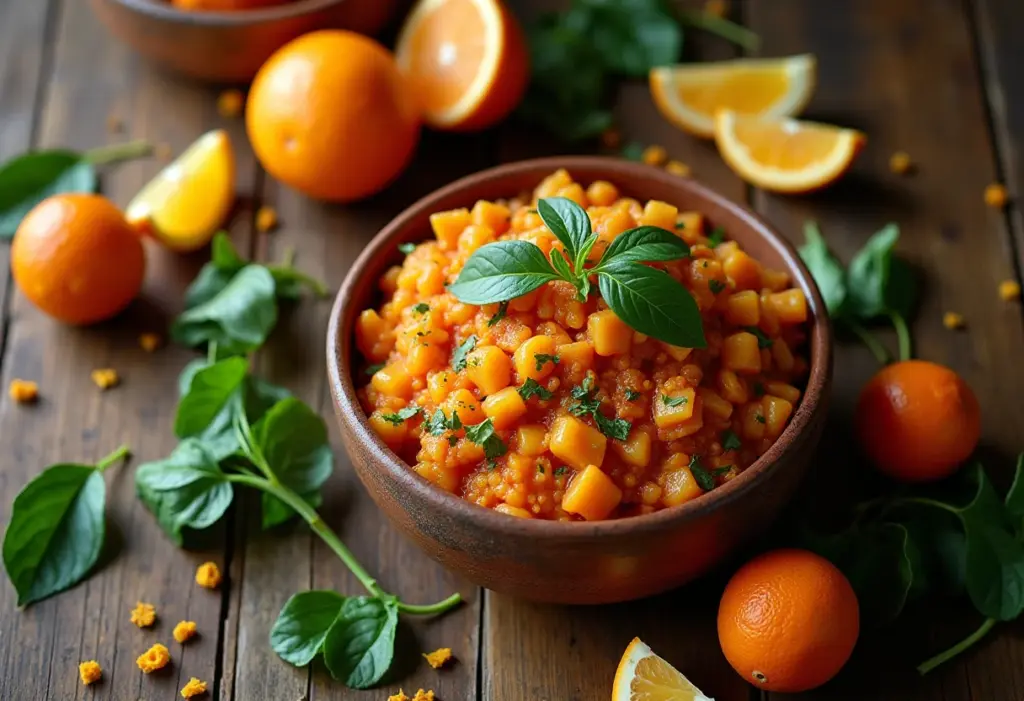 Feijão Tropeiro com Torresmo: O segredo para um sabor inesquecível Feijão Tropeiro com torresmo em mesa rústica