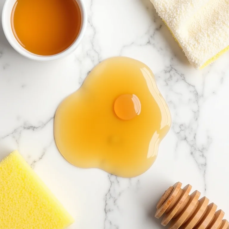 Foto still life de ingredientes doces derramados em superfície de mármore.