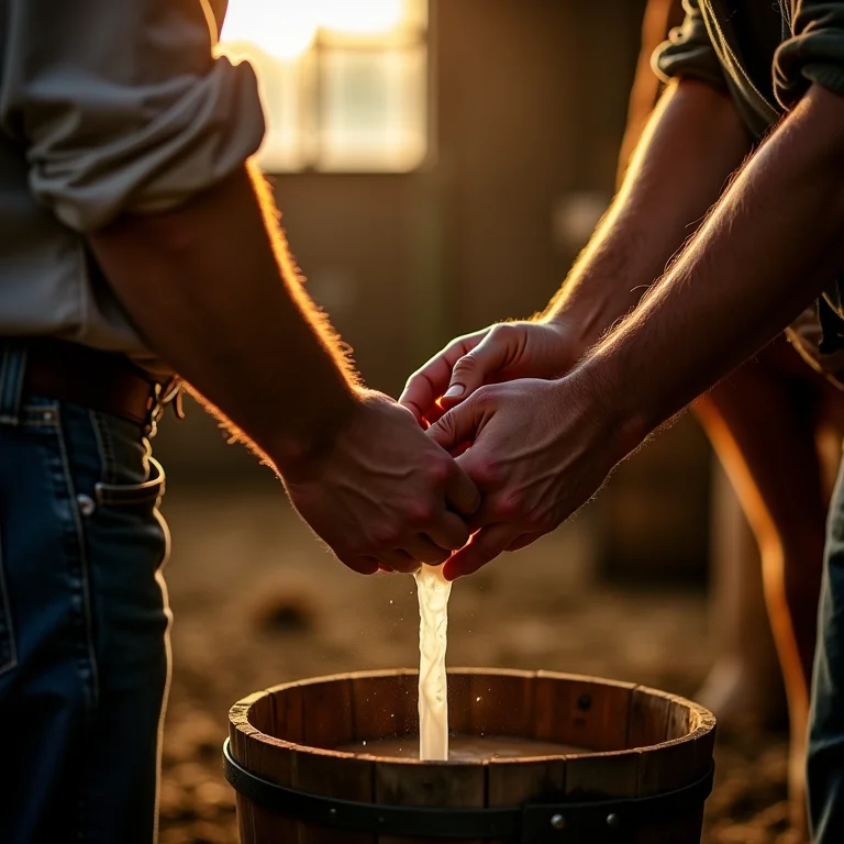 Frequência ideal da ordenha manual de vacas.