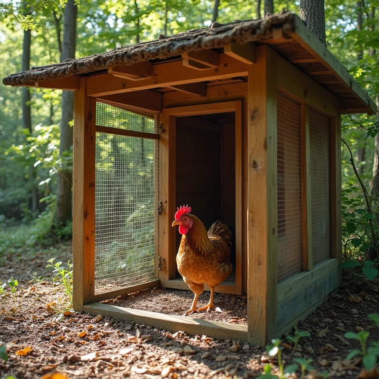 Galinheiro seguro contra predadores