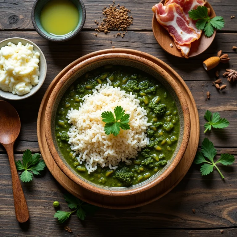 Ingredientes do Baião de Dois em close