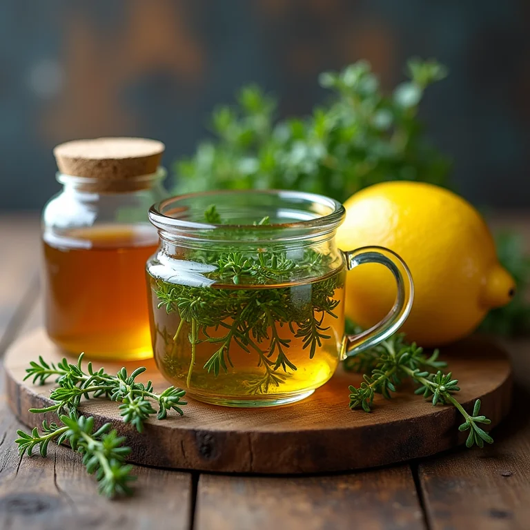 Ingredientes para receita caseira de chá de orégano