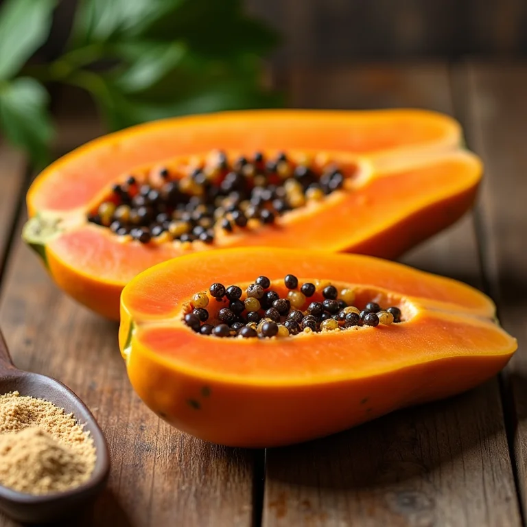 Mamão maduro ideal para pudim